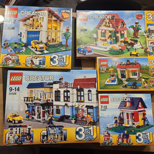 레고 크리에이터 집시리즈들 팝니다. 31009 31012 31026 31038 31067 이미지