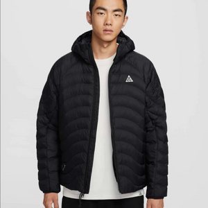 [새상품] M) 나이키 ACG 라바 플로우 써마핏 ADV 경량패딩 블랙