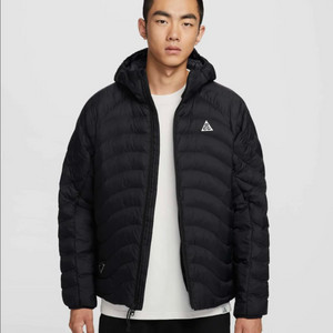 [새상품] L) 나이키 ACG 라바 플로우 써마핏 ADV 경량패딩 블랙