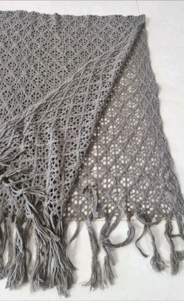 mila schon 밀라숀 숄 머플러 스카프 그레이--2