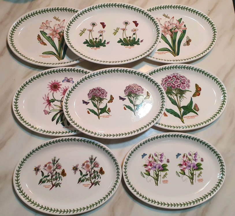 빈티지 영국 포트메리온 Britain 오븐용 타원형접시27cm개당값 이미지