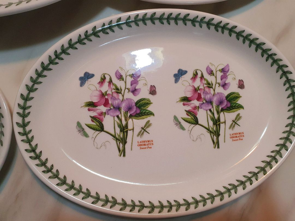 빈티지 영국 포트메리온 Britain 오븐용 타원형접시27cm개당값 이미지