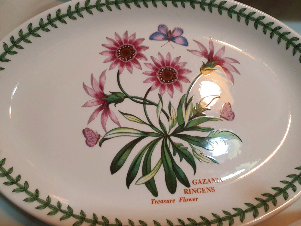 빈티지 영국 포트메리온 Britain 오븐용 타원형접시27cm개당값 이미지