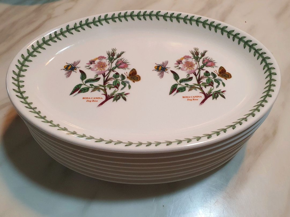 빈티지 영국 포트메리온 Britain 오븐용 타원형접시27cm개당값 이미지