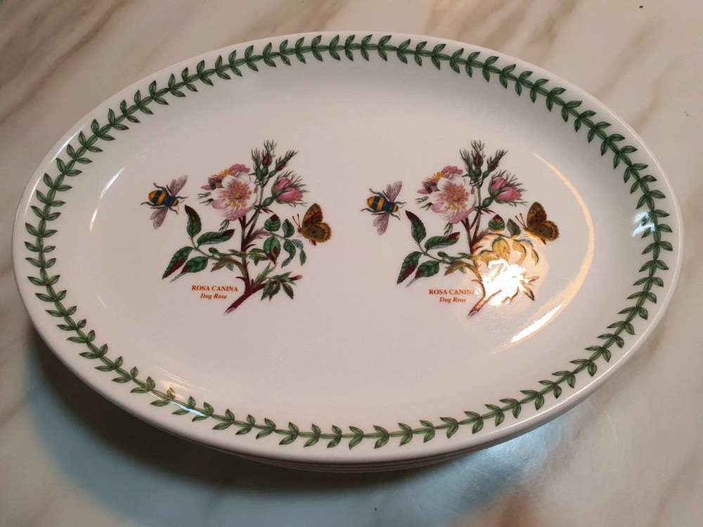 빈티지 영국 포트메리온 Britain 오븐용 타원형접시27cm개당값 이미지