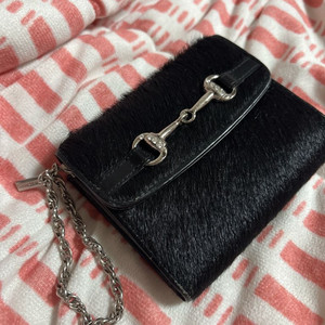 Pinky&Dianne 핑키앤다이안 블랙 송치 큐빅 반지갑 갸루 이미지