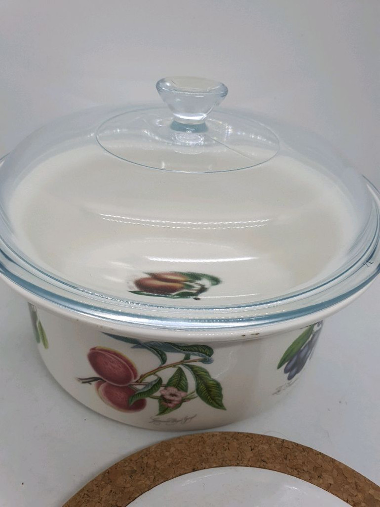 영국포트메리온 포모나 Britain 오븐용뚜껑냄비(튜린)+받침개당값 이미지