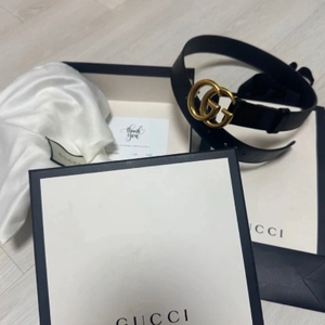 구찌 GG 마몽 벨트 블랙