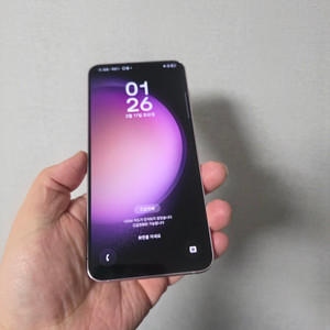 갤럭시 S23플러스 라벤더 512기가 SS급 자급제 팔아요~