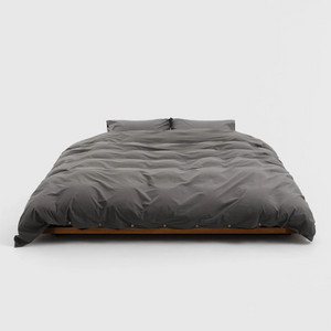 테클라 percale duvet cover(이불커버) 다크타우페