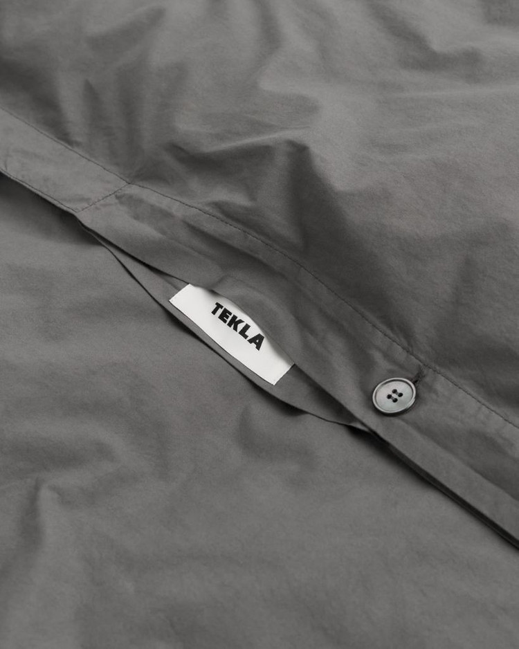 테클라 percale duvet cover(이불커버) 다크타우페--2
