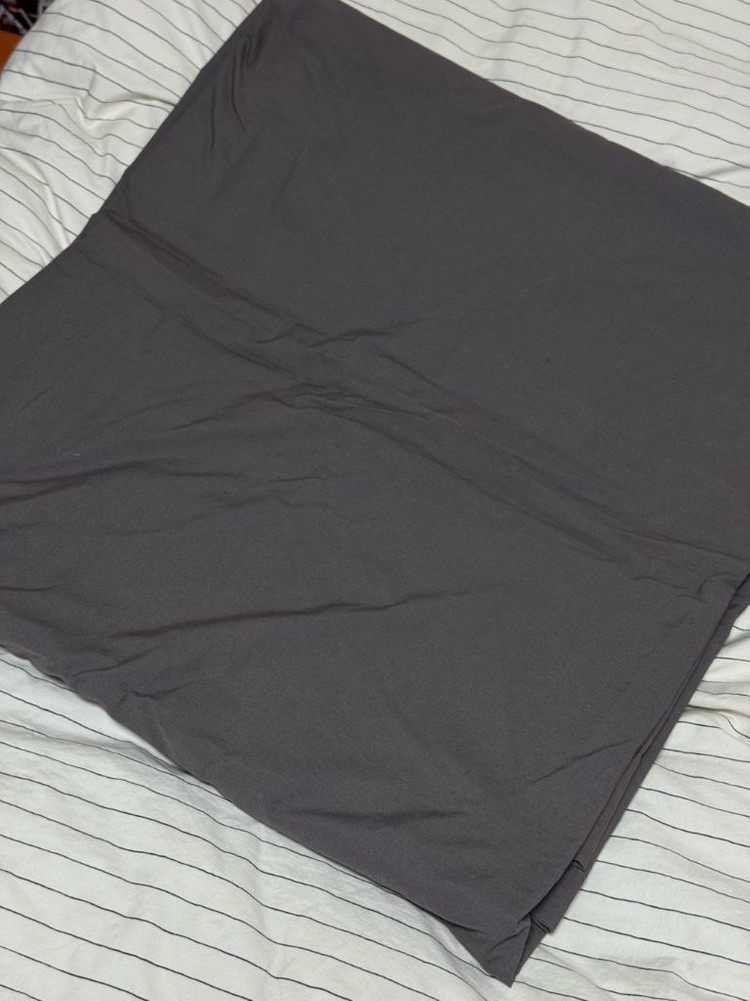 테클라 percale duvet cover(이불커버) 다크타우페--5