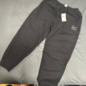나이키 스투시 NRG RA 워시드 플리스 팬츠 블랙 M 사이즈 스웻팬츠 조거 Nike DN4030-010 이미지