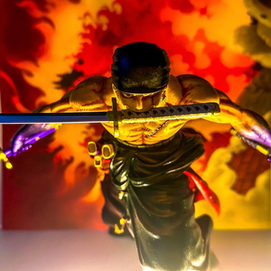 원피스 롤로노아 조로 리페인트 작 피규어 레진 루피 룩업 니카 넨도 사황 패왕색 도색 리페인팅 이미지