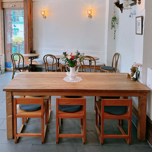 원목 다이닝 테이블 식탁 의자 세트