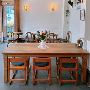 원목 다이닝 테이블 식탁 의자 세트