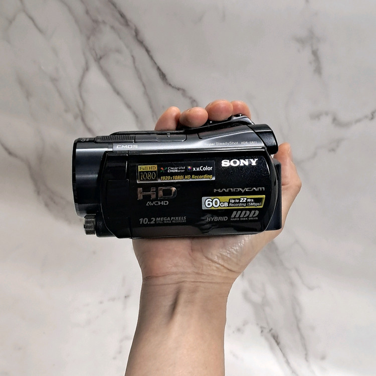 상태최상) 소니 HDD 60GB 핸디캠 HDR-SR11 캠코더--1