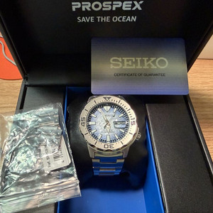 세이코 PROSPEX Save the Ocean 오토매틱 시계