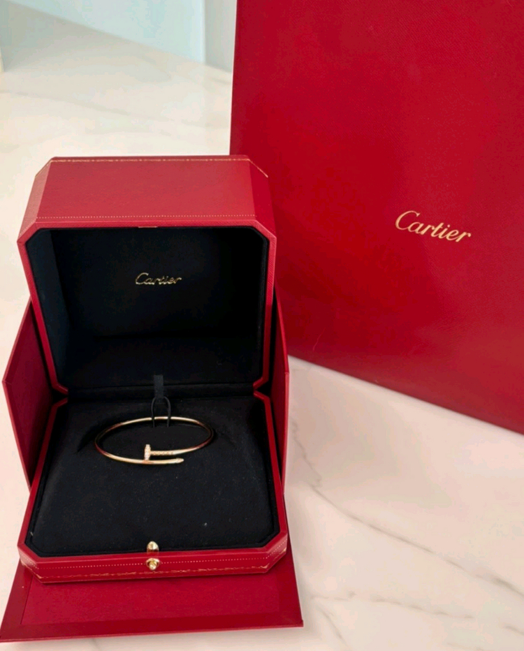 까르띠에 저스트앵끌루팔찌 다이아16호 로골--3