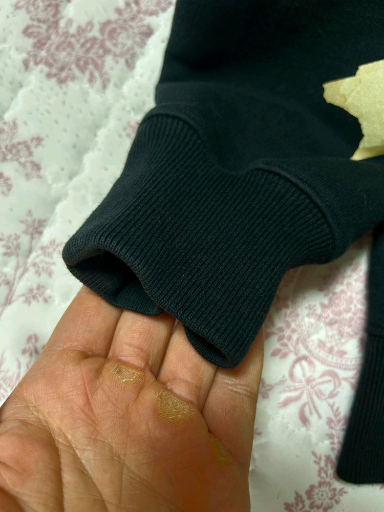 정품 오프화이트 애로우 후드티 90-S 블랙 이미지