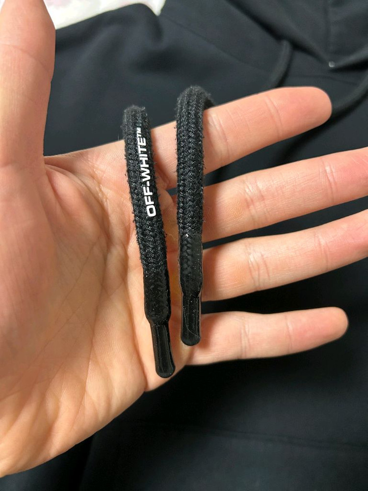 정품 오프화이트 애로우 후드티 90-S 블랙 이미지