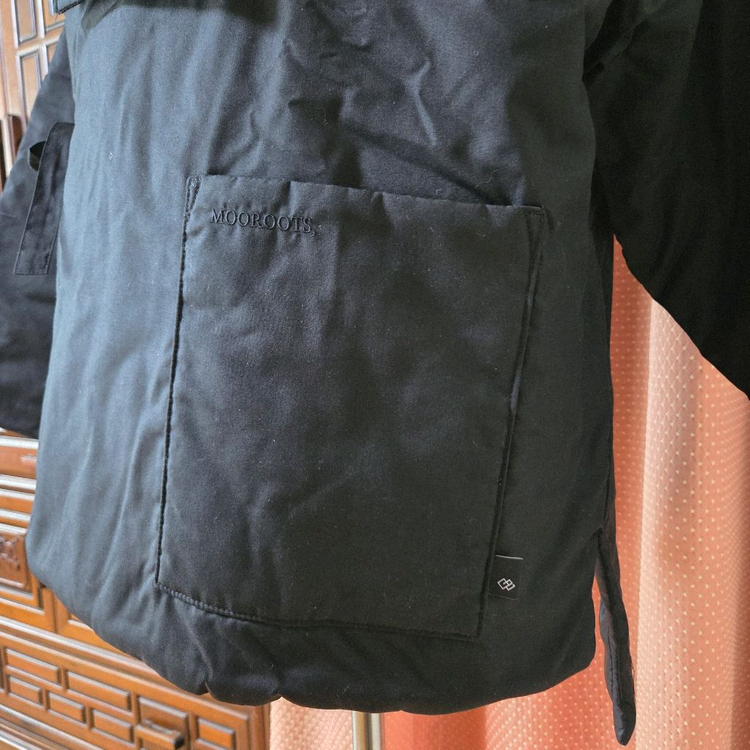 무릇블랙검정네이비양면누비저고리마고자두루마기마후라목도리개량생활한복 S--1