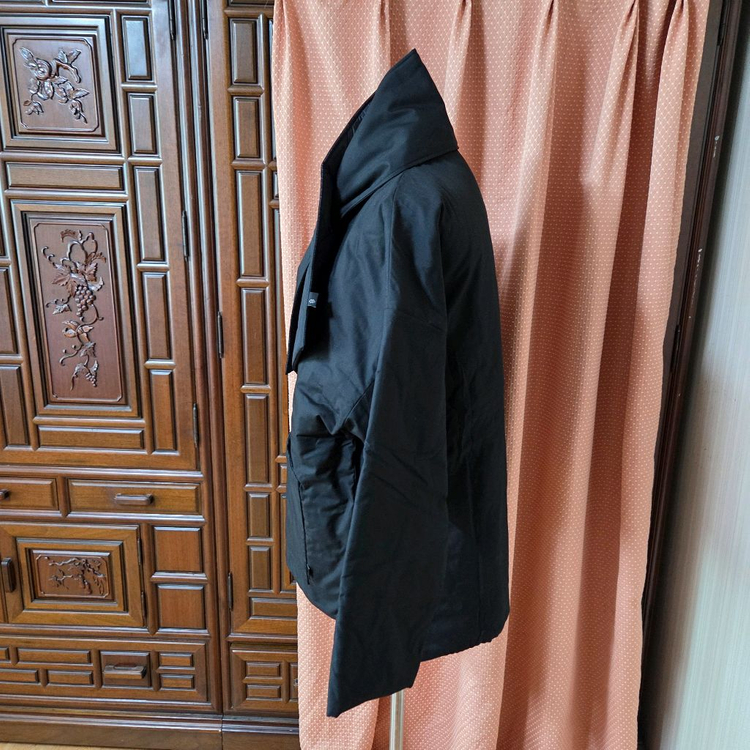 무릇블랙검정네이비양면누비저고리마고자두루마기마후라목도리개량생활한복 S--2