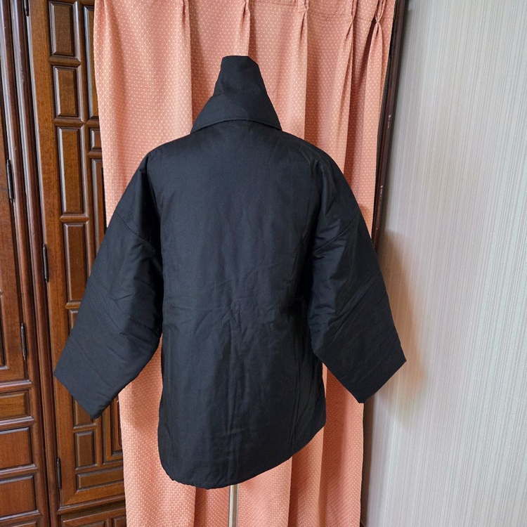 무릇블랙검정네이비양면누비저고리마고자두루마기마후라목도리개량생활한복 S--3