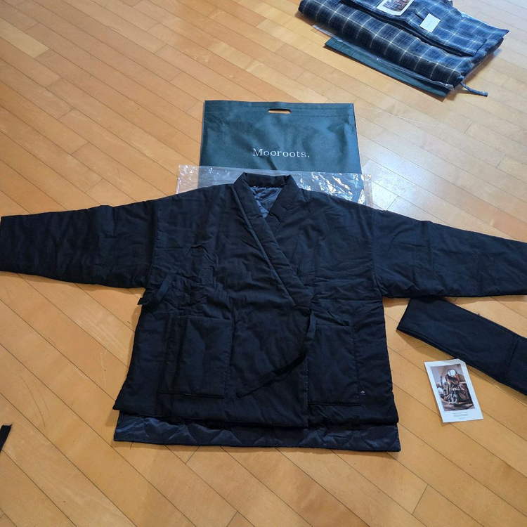 무릇블랙검정네이비양면누비저고리마고자두루마기마후라목도리개량생활한복 S--5