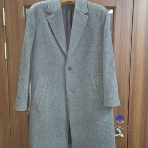시리즈 그레이 모직 코트