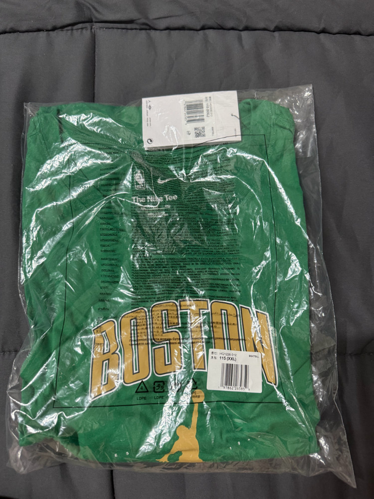 (새상품) 조던 보스턴 셀틱스 반팔티셔츠 2XL--2