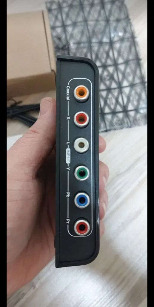 5구 컨포넌트 영상 케이블 HDMI 변환기 PS2 이미지