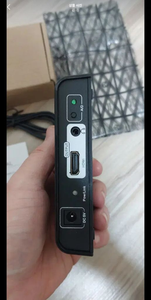 5구 컨포넌트 영상 케이블 HDMI 변환기 PS2 이미지