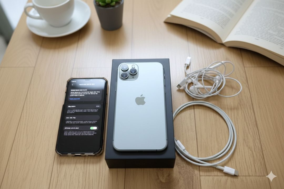 아이폰11 pro 미드나잇그린 256g 판매합니다--0