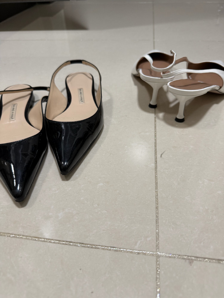 젤리샵 식스앤어하프 슬링백&플랫--1