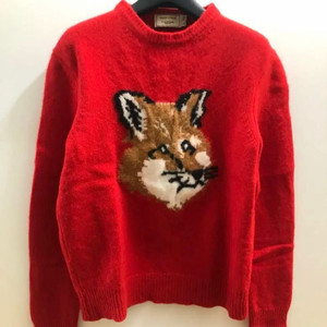 메종키츠네 정품 폭스헤드 니트 S 이미지