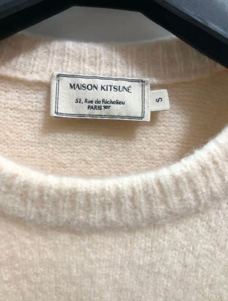 메종키츠네 정품 폭스헤드 니트 S 이미지