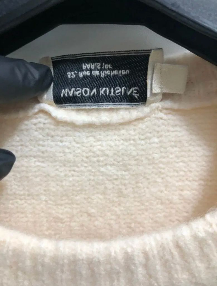 메종키츠네 정품 폭스헤드 니트 S 이미지