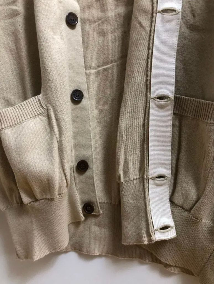 메종키츠네 폭스 로고 가디건 이미지