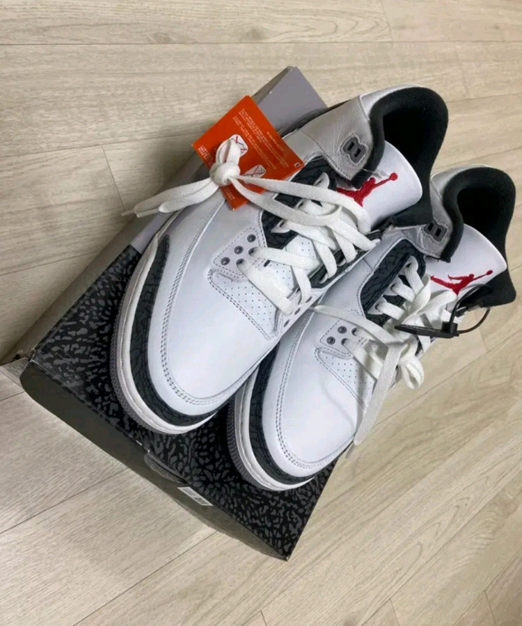 나이키 에어 조던 3 레트로 시멘트 280 새상품--1