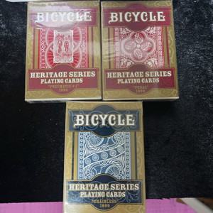 마술 플레잉 카드 바이시클 헤리티지 미개봉 세트 일괄