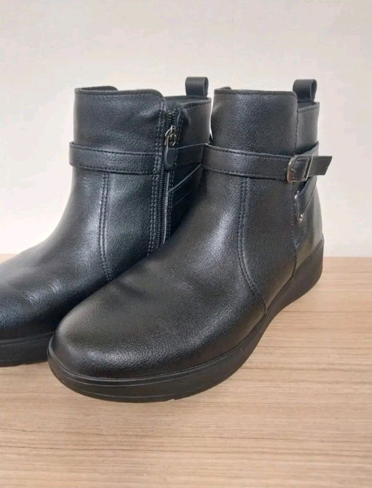 여성 브루마스 소가죽 클래식 앵클 방한부츠 (255) 이미지