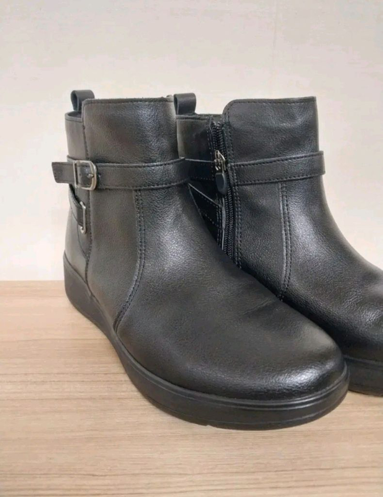 여성 브루마스 소가죽 클래식 앵클 방한부츠 (255) 이미지