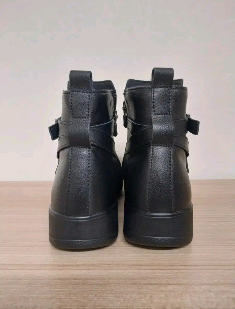 여성 브루마스 소가죽 클래식 앵클 방한부츠 (255) 이미지