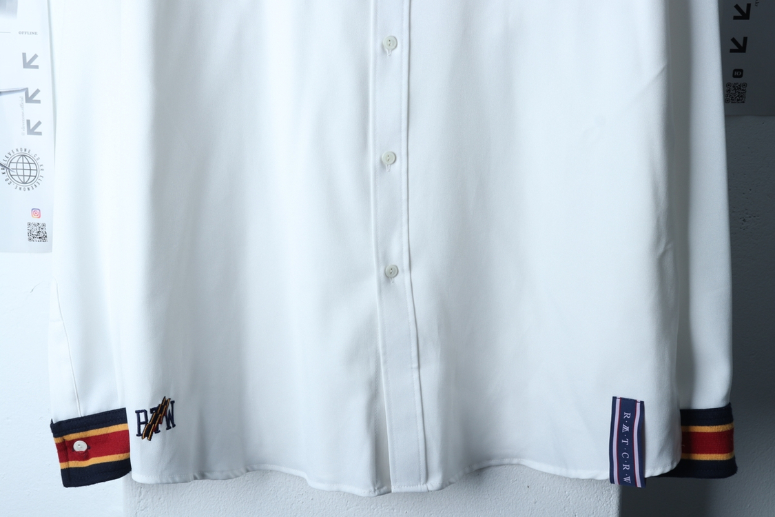 (L-3XL) 로맨틱크라운 셔츠 남방 루즈핏 포켓 이미지