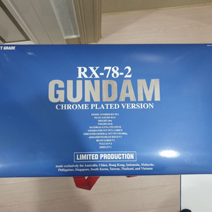 PG 크롬 플레이트 건담 프라모델 이미지
