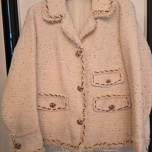 랑방 스타일 트위드 자켓. 55