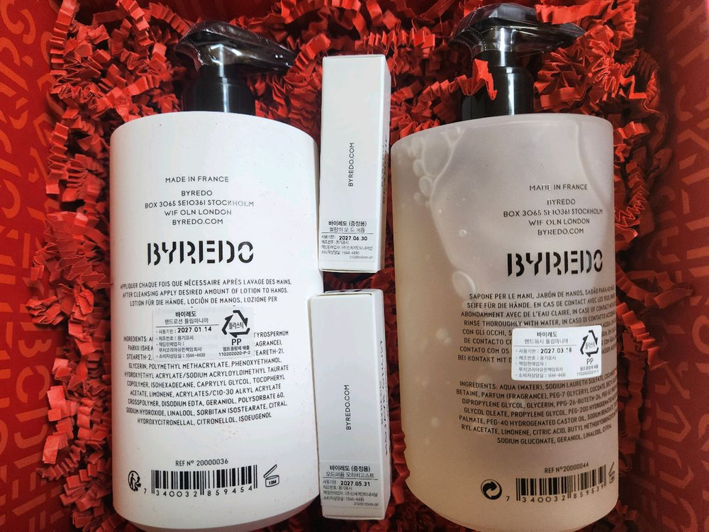 바이레도 튤립마니아 핸드로션 핸드바디워시 세트 증정일괄 미개봉 정품 이미지