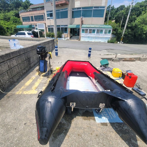 고무보트 쿠마310 알판, 15마력 선외기 이미지