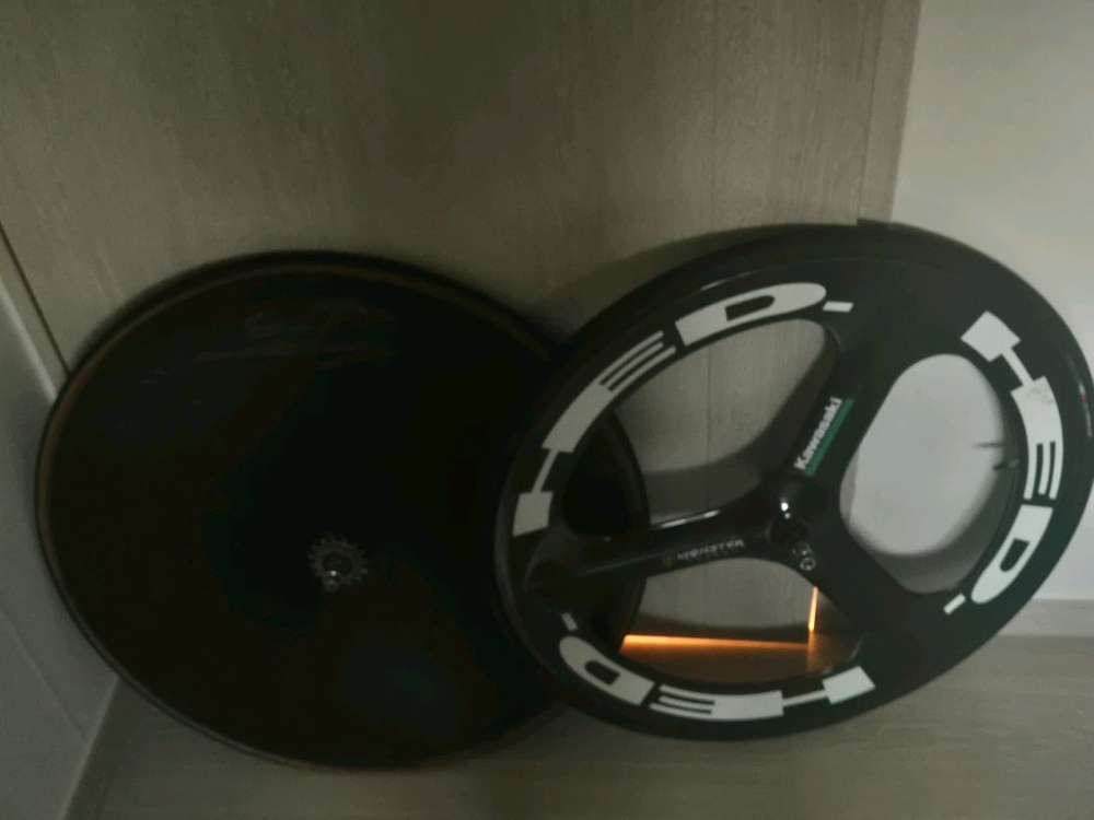 픽시 디스크휠 삼발이 휠셋 진바이크(어그로 아님)--1